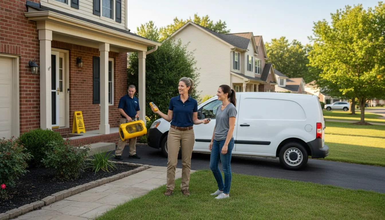 Residential water damage restoration in Gainesville, FL